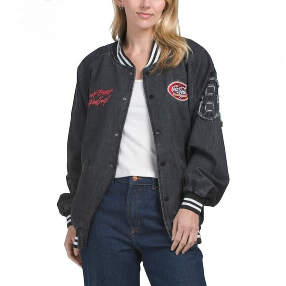 The Laundry Room Jackets & Blazers - The Laundry Room Coca Cola Racing Jacket Size Medium Color Black New with tag